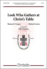 Look Who Gathers at Christ's Table SATB choral sheet music cover